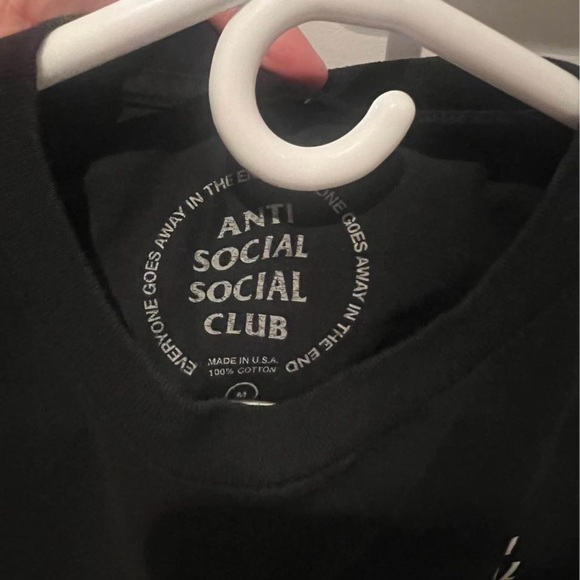 Anti social social club unisex Size M - Picture 3 of 3